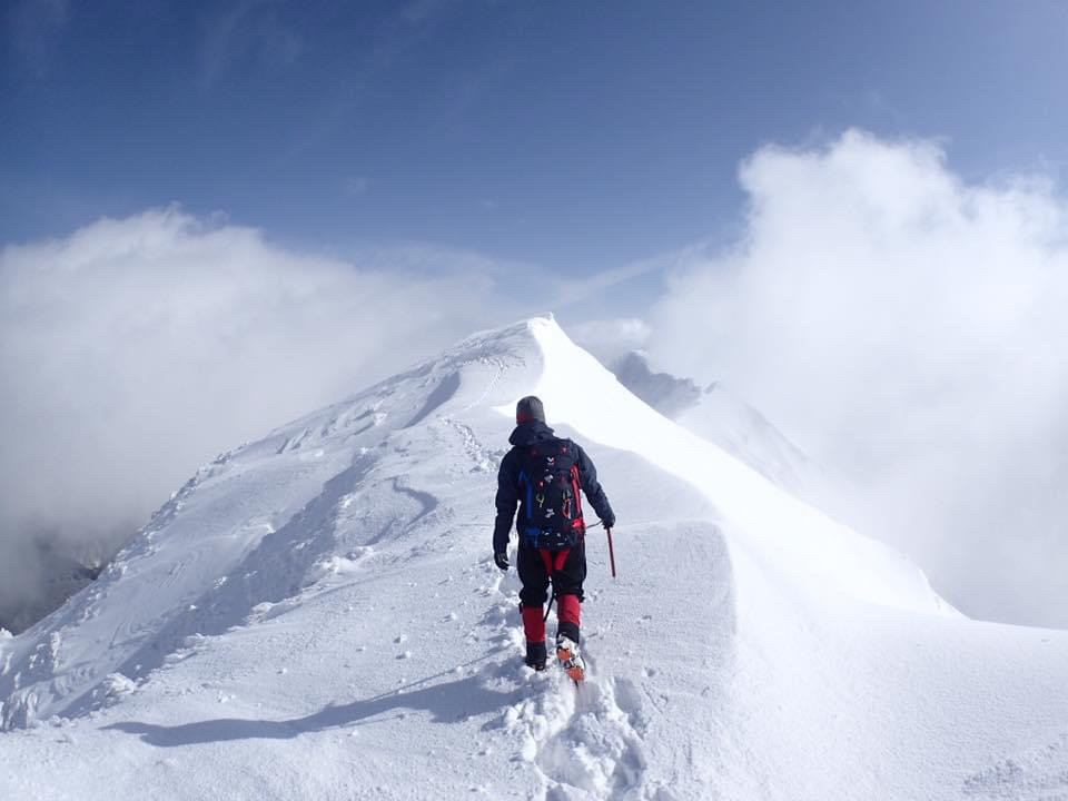 雪の伯耆大山